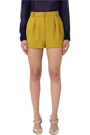 Elisabetta Franchi Mujer, Pantalones cortos, Amarillo, Talla: M