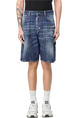 Dsquared2 Hombre, Pantalones cortos, Azul, Talla: 2XL