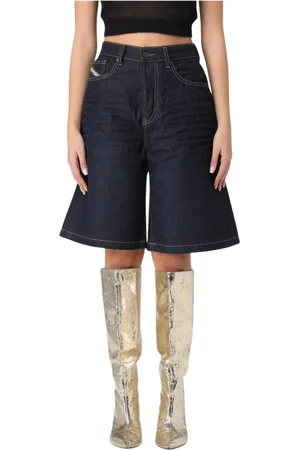 Diesel Mujer, Pantalones cortos, Azul, Talla: W26