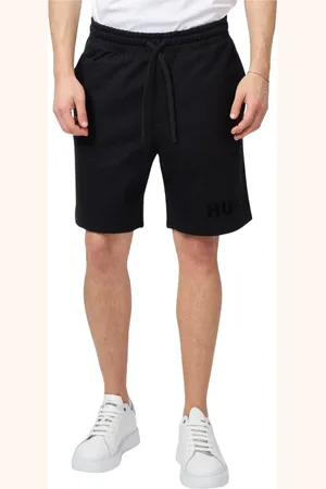 HUGO BOSS Hombre, Pantalones cortos, Negro, Talla: S