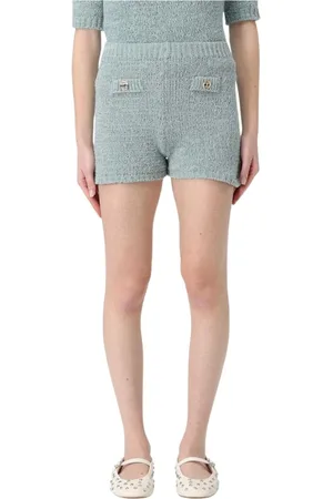 Twin-Set Mujer, Pantalones cortos, Azul, Talla: M