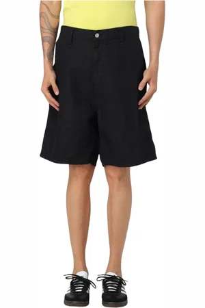 Carhartt Hombre, Pantalones cortos, Negro, Talla: M