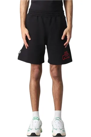 Msgm Hombre, Pantalones cortos, Negro, Talla: L