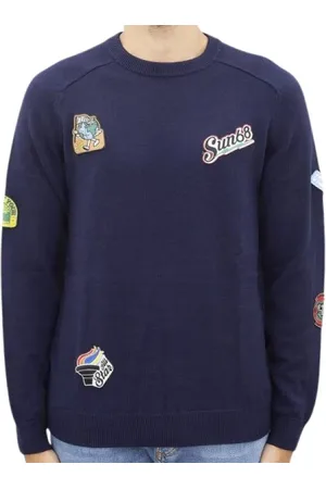 sun68 Hombre, Jerseys, Azul, Talla: S