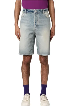 Kenzo Hombre, Pantalones cortos, Azul, Talla: W30