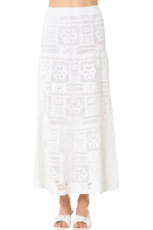 D.EXTERIOR Mujer, Faldas, Blanco, Talla: M