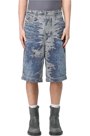 Diesel Hombre, Pantalones cortos, Azul, Talla: W30