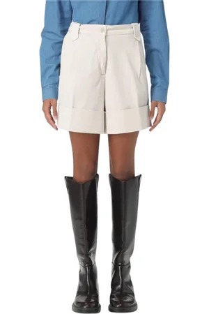 FAY Mujer, Pantalones cortos, Marrón, Talla: W27