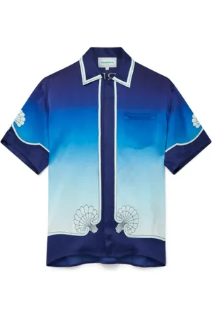 Casablanca Hombre, Camisas, Azul, Talla: M