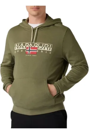 Napapijri Hombre, Sudaderas, Verde, Talla: L