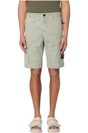 Stone Island Hombre, Pantalones cortos, Verde, Talla: W32