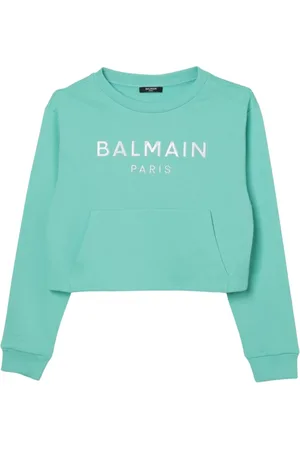 Balmain Unisex, Camisetas, Verde, Talla: 14 Y