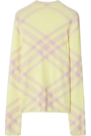 Burberry Mujer, Camisetas, Amarillo, Talla: S