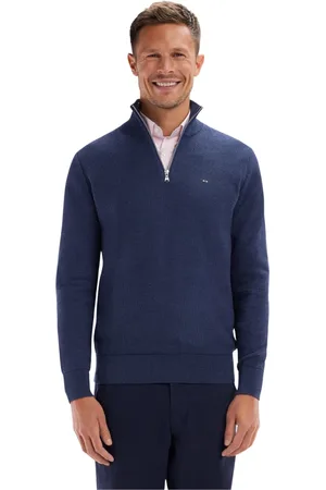 Eden Park Hombre, Jerseys, Azul, Talla: L