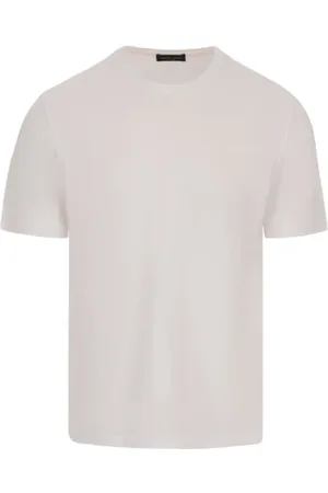 Roberto Collina Hombre, Camisetas, Blanco, Talla: S
