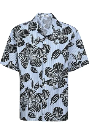 Msgm Hombre, Camisas, Azul, Talla: M