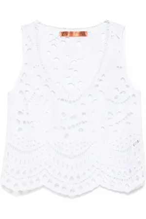 ERMANNO SCERVINO Mujer, Camisetas, Blanco, Talla: S