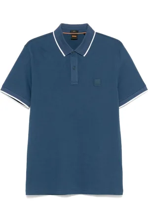 HUGO BOSS Hombre, Camisetas, Azul, Talla: L