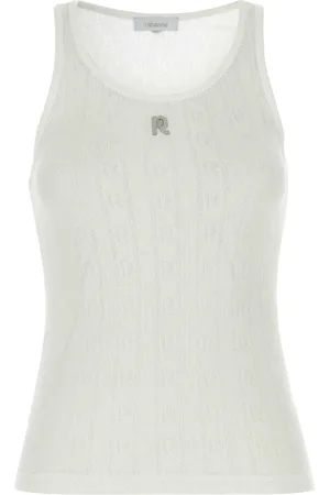Paco rabanne Mujer, Camisetas, Blanco, Talla: XS