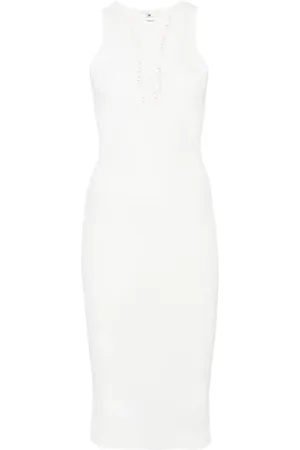 Elisabetta Franchi Mujer, Vestidos, Blanco, Talla: S