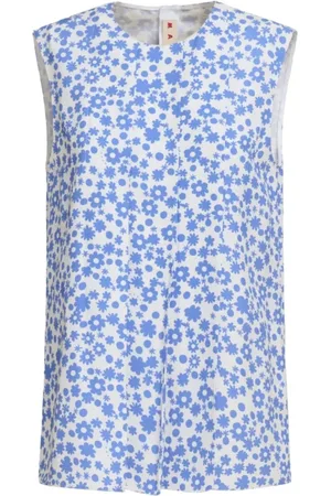 Marni Mujer, Camisetas, Azul, Talla: M