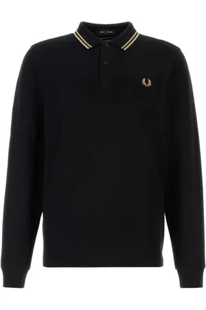 Fred Perry Hombre, Camisetas, Negro, Talla: XS