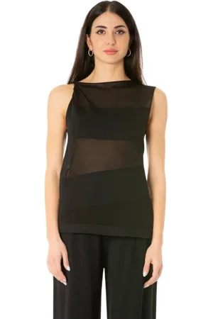 LIVIANA CONTI Mujer, Camisetas, Negro, Talla: S