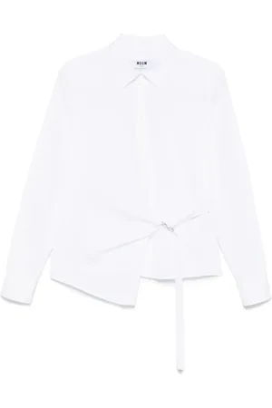 Msgm Mujer, Blusas y Camisas, Blanco, Talla: M
