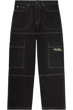 OFF-WHITE Hombre, Vaqueros, Negro, Talla: W33