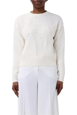 Max Mara Mujer, Jerseys, Blanco, Talla: M