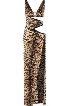Roberto Cavalli Mujer, Vestidos, Marrón, Talla: S