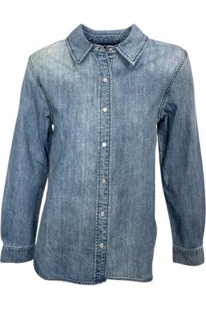 Denham Mujer, Camisas, Azul, Talla: M