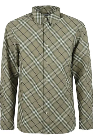 Burberry Hombre, Camisas, Verde, Talla: M