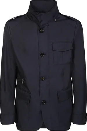MOORER Hombre, Chaquetas, Azul, Talla: 2XL