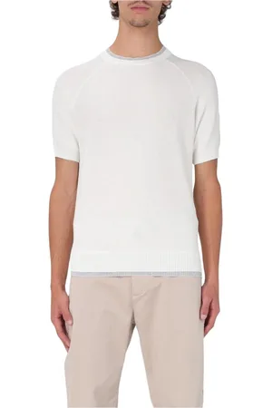 ELEVENTY Hombre, Jerseys, Blanco, Talla: L