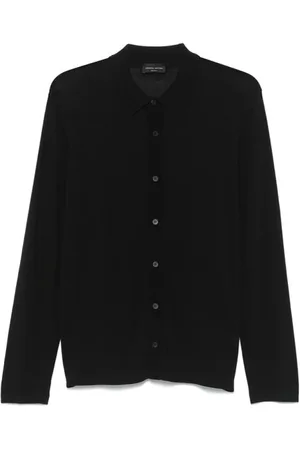 Roberto Collina Hombre, Jerseys, Negro, Talla: M