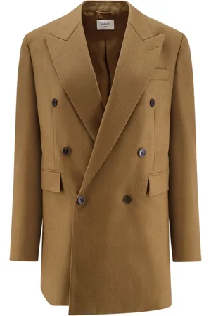 Saint Laurent Mujer, Abrigos, Marrón, Talla: S