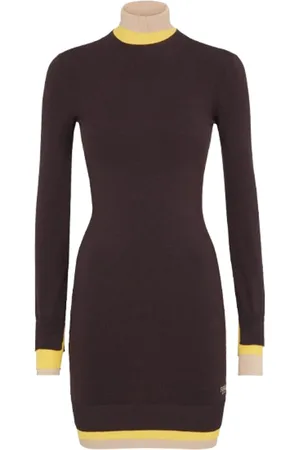 Fendi Mujer, Vestidos, Púrpura, Talla: S