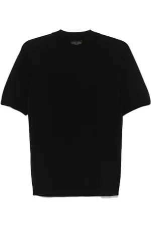 Roberto Collina Hombre, Jerseys, Negro, Talla: 2XL