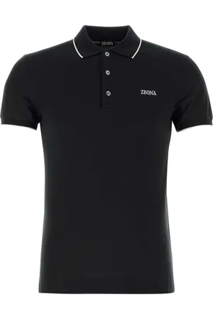 Ermenegildo Zegna Hombre, Camisetas, Negro, Talla: S