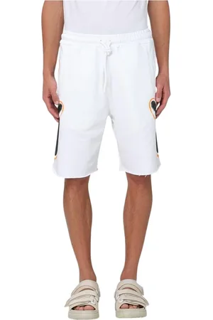 DISCLAIMER Hombre, Pantalones cortos, Blanco, Talla: S