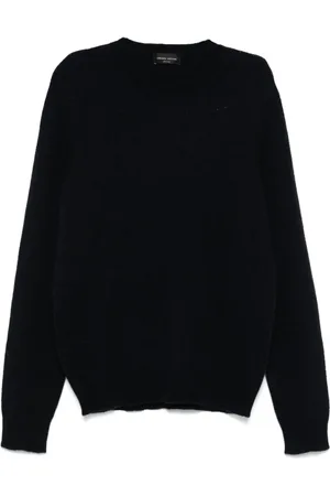 Roberto Collina Hombre, Jerseys, Azul, Talla: XL