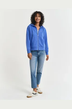 GANT Mujer, Sudaderas, Azul, Talla: S