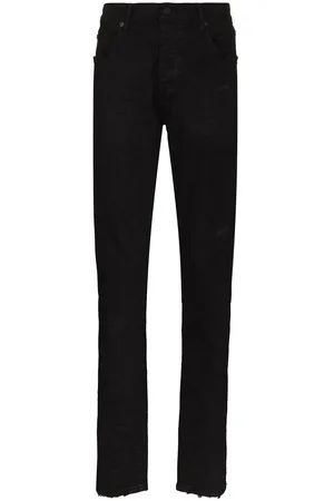 Purple Brand Hombre, Vaqueros, Negro, Talla: W33
