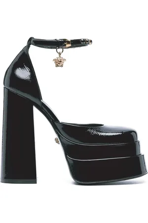 VERSACE Mujer, Zapatos, Negro, Talla: 36 EU