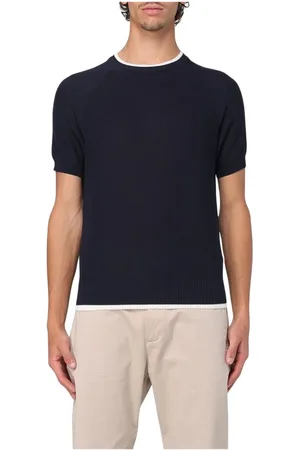 ELEVENTY Hombre, Jerseys, Azul, Talla: L