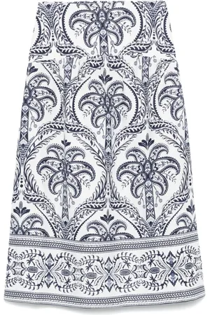 Farm Rio Mujer, Faldas, Azul, Talla: M
