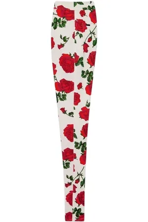 Saint Laurent Mujer, Pantalones, Rojo, Talla: M
