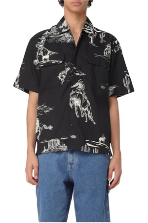 Dickies Hombre, Camisas, Negro, Talla: M