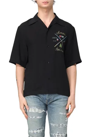 AMIRI Hombre, Camisas, Negro, Talla: M